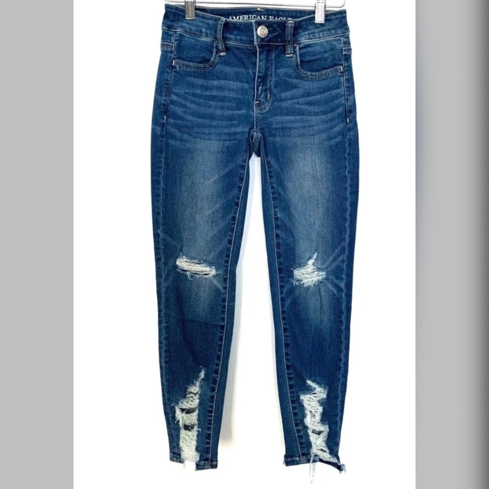 American Eagle Denim X Jegging Crop